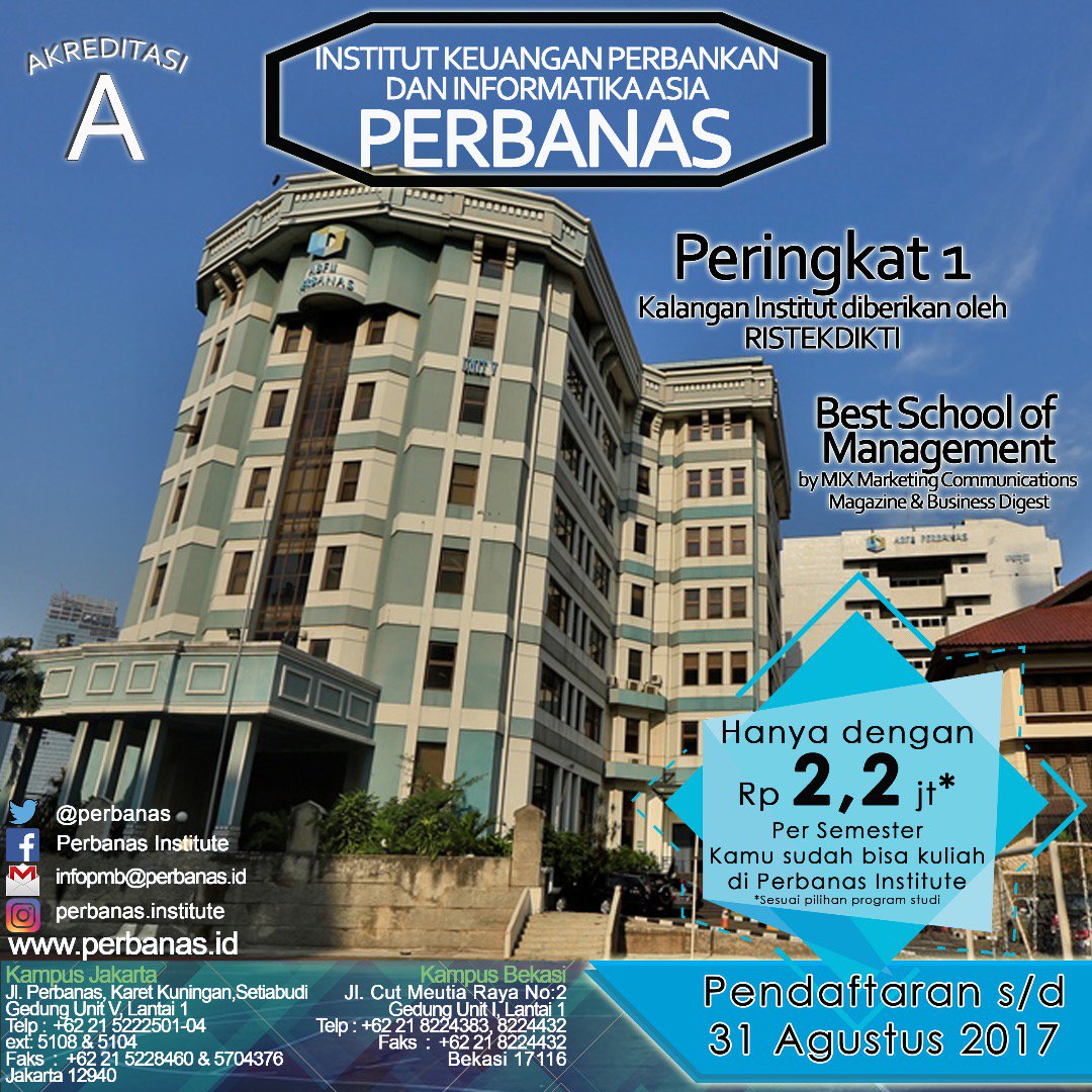 Perbanas Institute Bekasi (@perbanasbekasi) · Bekasi, Indonesia · Instagram  photos and videos, image size:1080x1080