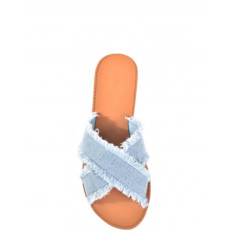 fashion_youup's tweet photo. How cute are our Criss Cross Denim Sandals?! Perfect for #Summer !
#denimsandals #denim #slides #summerstyle 
https://t.co/4B8GQLt8Dk https://t.co/2rv6HRLpxM