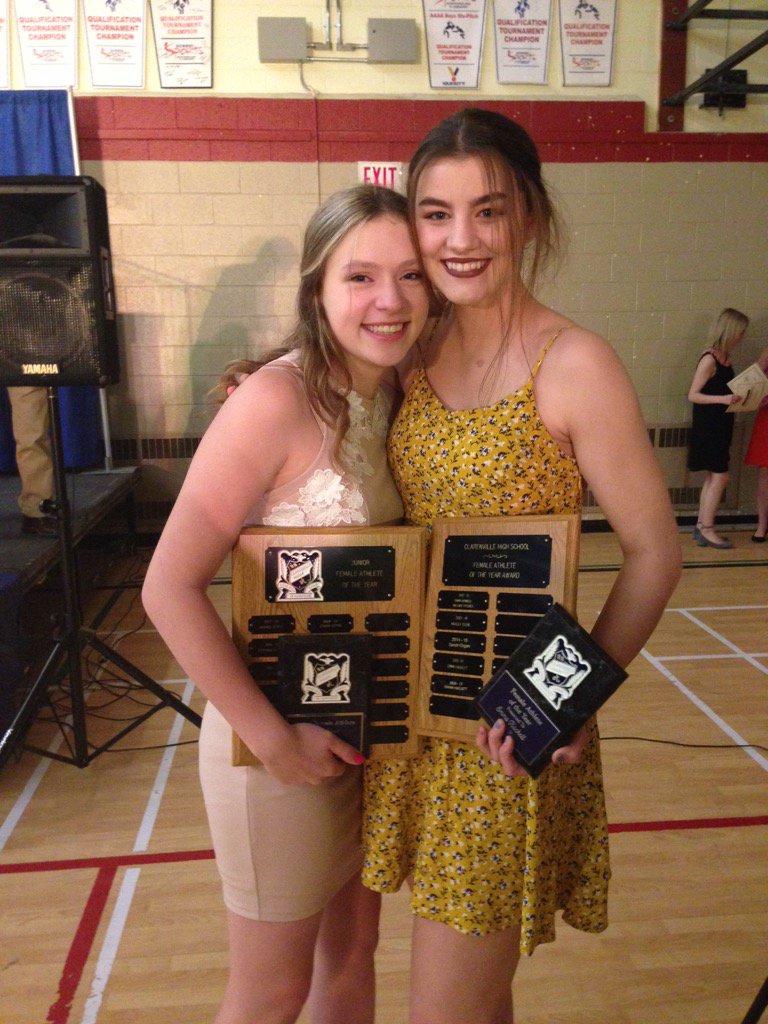 MsSabSue's tweet photo. So proud of our @Clarenvillehigh Athletes of the Year! A great night of celebration! 2 Faces of Cville were honoured https://t.co/JmBi7vzGeI