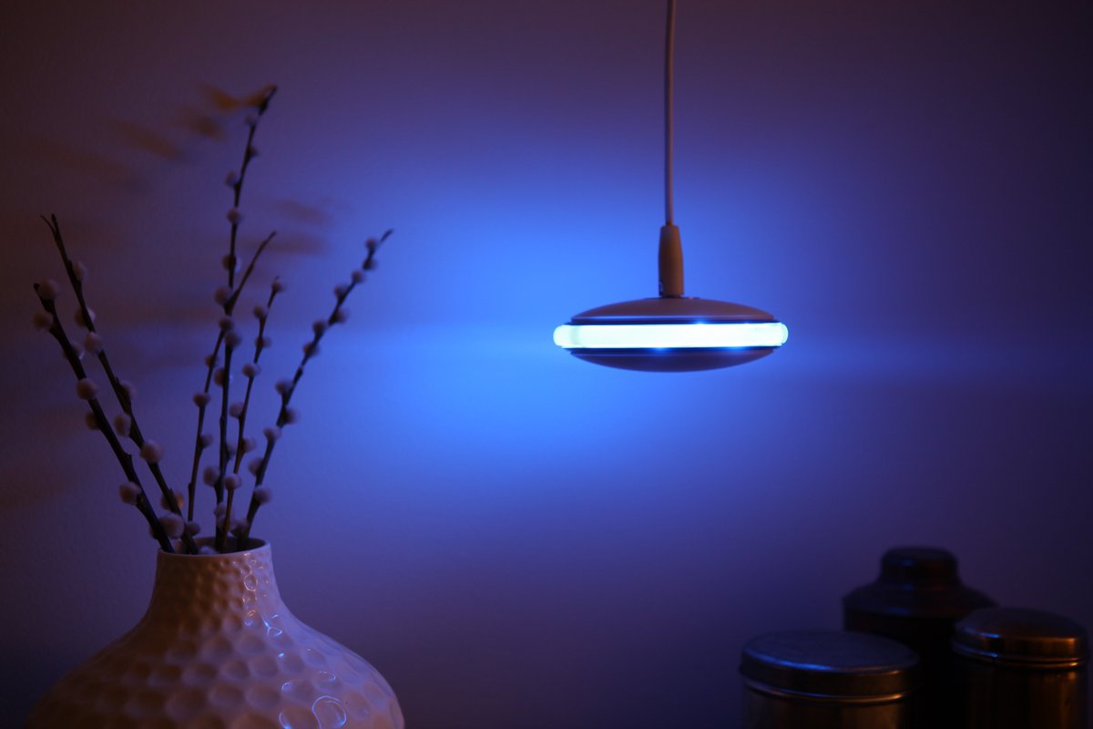 No need to feel #blue with the #Orb - Happy Friday! #friday #weekend #kickstartshade #lights #tech #cph #denmark #danishdesign
