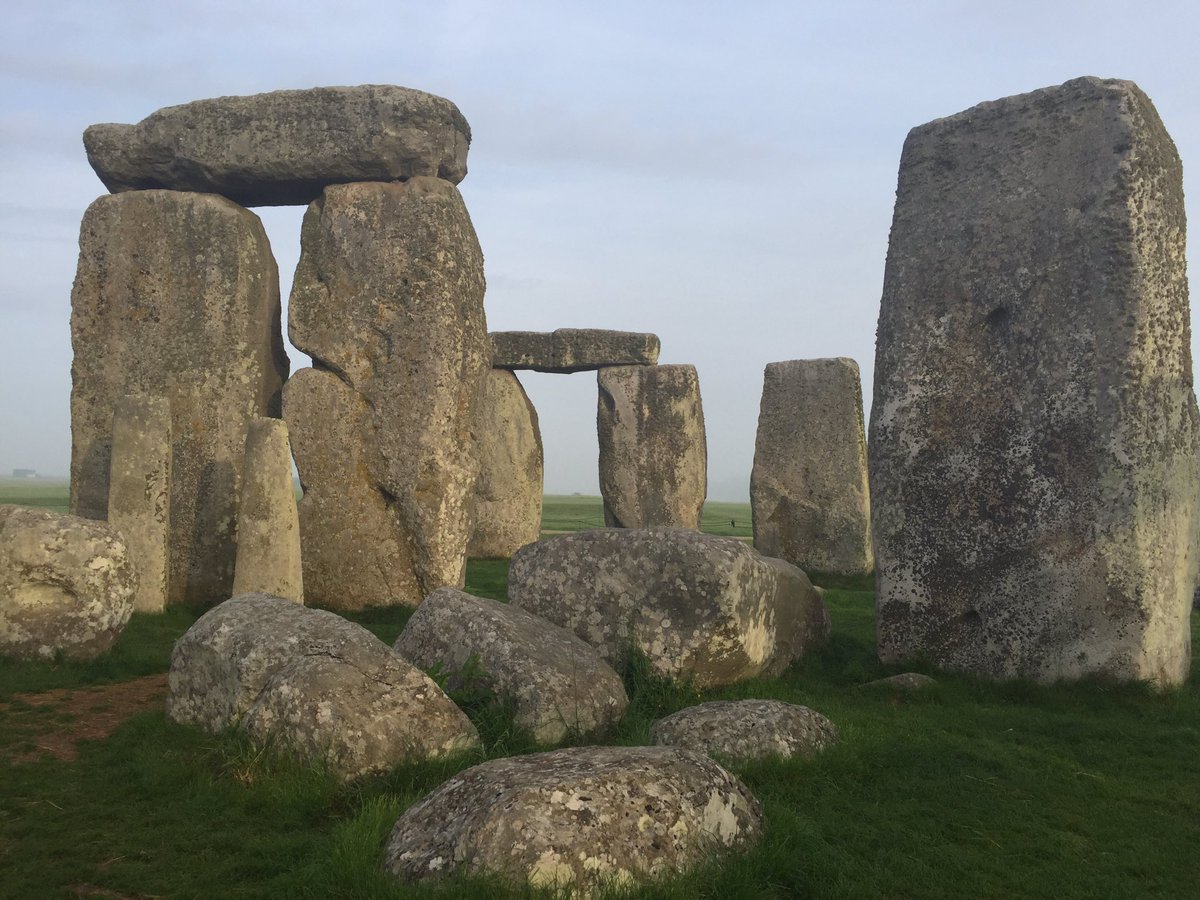 sandyduhe's tweet photo. Stonehenge at dawn. Goodness.  #smumeadows #smu @smu_ccpa https://t.co/RGFgao7KG6