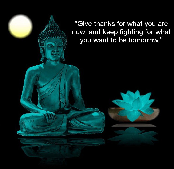 Joomlaner's tweet photo. "Give thanks for what you are now, and keep fighting for what you want to be tomorrow." https://t.co/oGkA4hGb1I