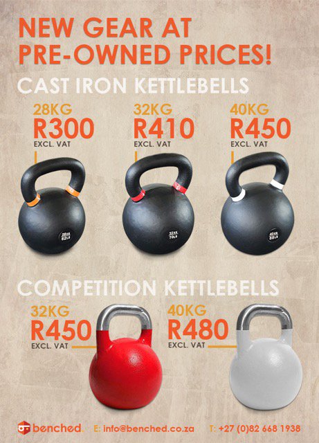 GymConcepts's tweet photo. Be sure to win with this game-changing steal! New gear at pre-owned prices. Act fast. Contact us: info@benched.co.za or 082 668 1938. https://t.co/damldwGlai