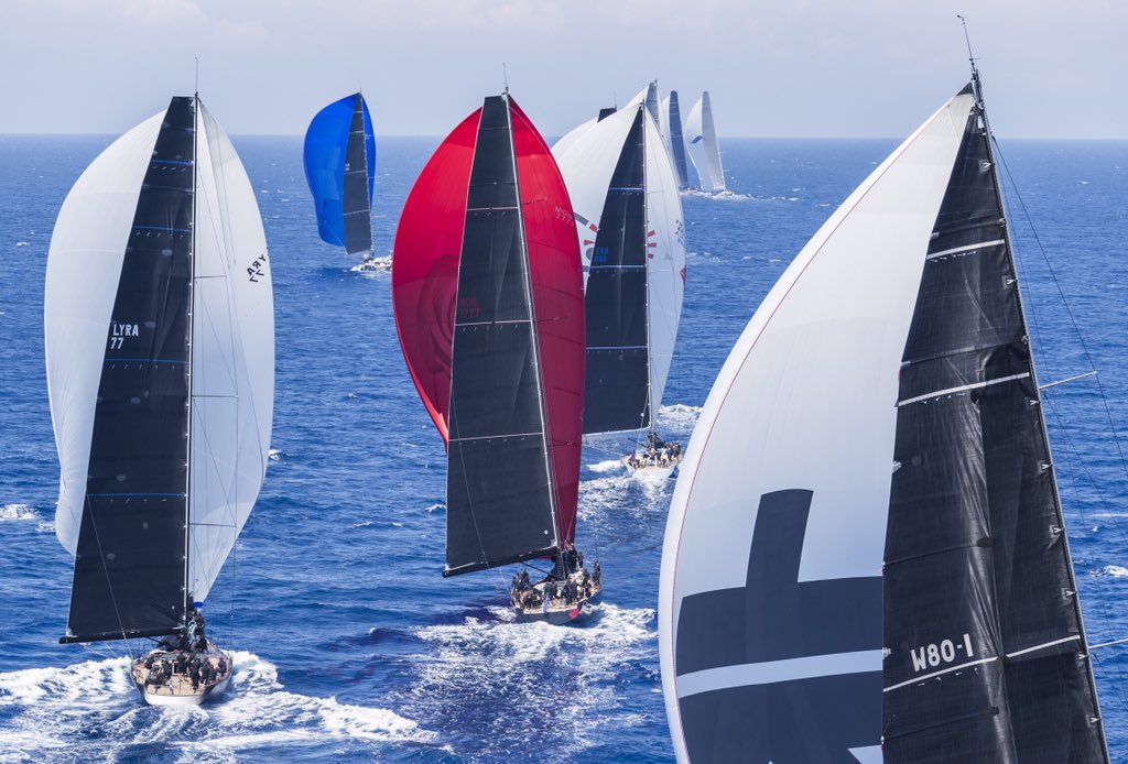 Pantaenius's tweet photo. Good morning from Porto Cervo - race day 3 here at #LPSYR @YccsPortoCervo https://t.co/xN3pOCzjJA