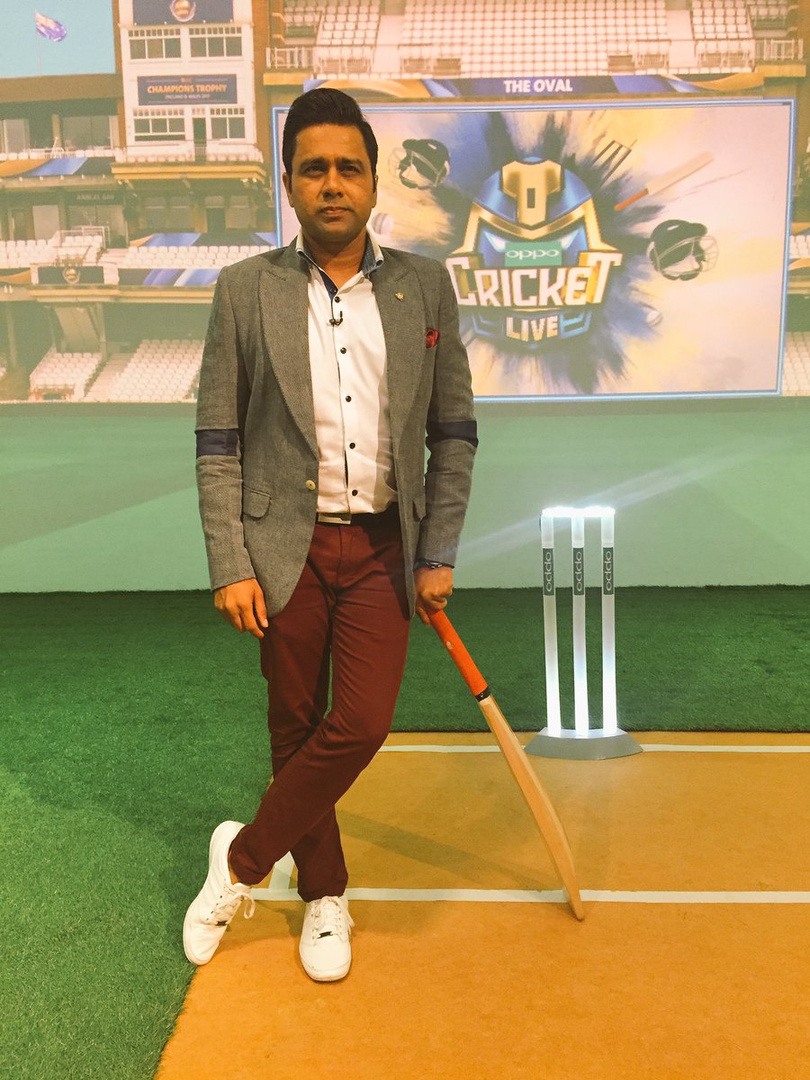 DheerajBhuria's tweet photo. Aaksh GamePlane Chopra #GamePlane #FollowTheBlues #OppoCricketLive @cricketaakash https://t.co/cPyQDYiAtW