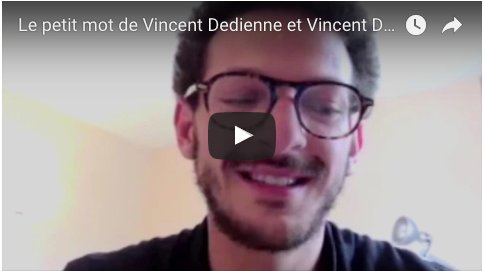 J-4 #Surprise @VincentDedienne &amp; Vincent Delerm ont quelque chose à dire à Jean-Jacques! Alors vous aussi vous venez youtu.be/dT5iFeAkLrc