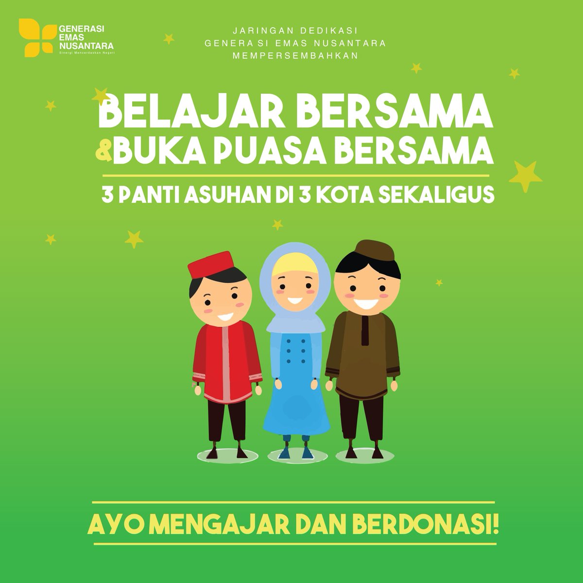 Yuk Donasi, ke anak yatim , 
1 Anak Yatim = Rp 50.000 

Share ke teman kamu, mungkin di orang baik dan ingin berdonasi.