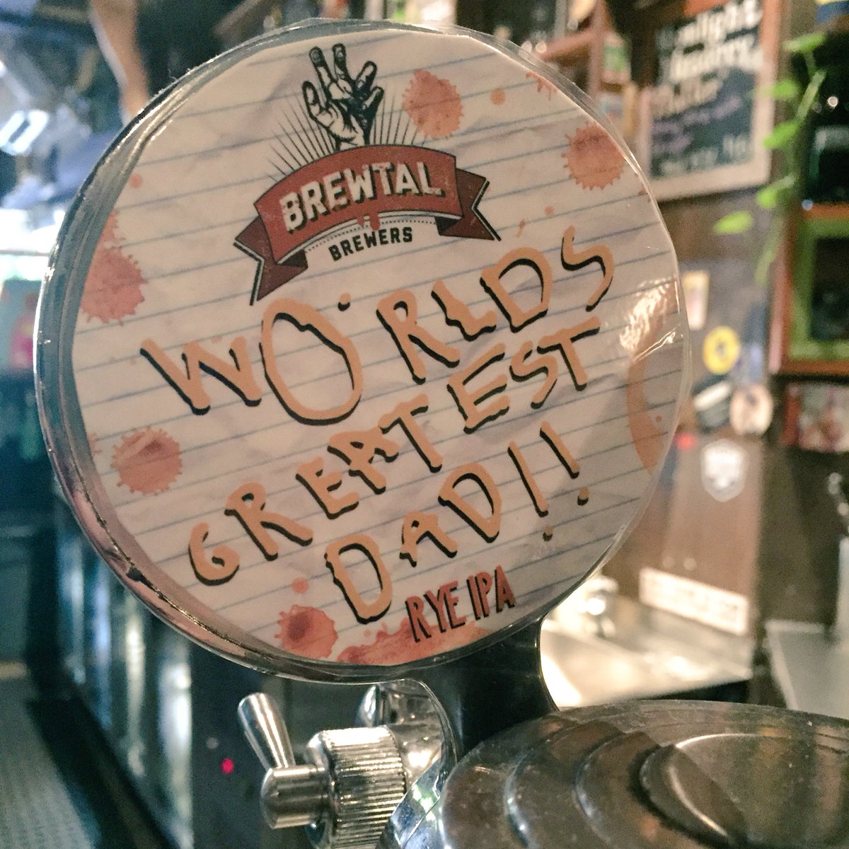 The Scratch Bar (@thescratchbar) on Twitter photo We've the World's Greatest Dad on tap right now to amp ourselves up for tomorrow's mini <a href="/brewtalbrewers/">Brewtal Brewers</a> tap-takeover 🤘Yeeew! We've the World's Greatest Dad on tap right now to amp ourselves up for tomorrow's mini <a href="/brewtalbrewers/">Brewtal Brewers</a> tap-takeover 🤘Yeeew!