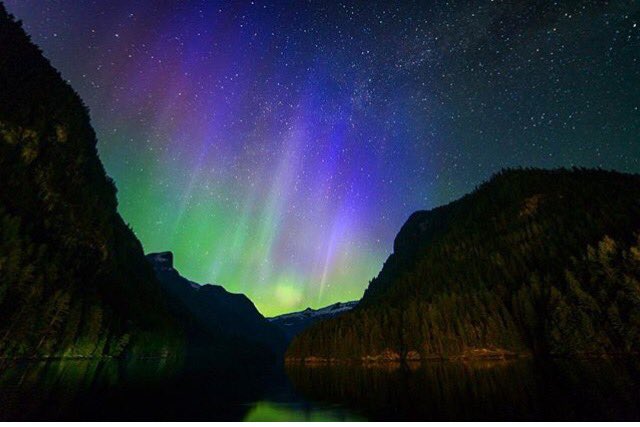 We're officially in the single digits to SUMMER CAMPING! Even the skies are celebrating! || #northernlights #9days 📷: IG's jordanbarnes