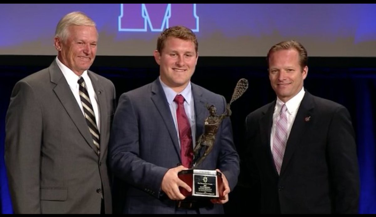 LB3Liam's tweet photo. Great to see @Mcintosh_Lax Coach Pete presenting @Tewaaraton congrats Matt Rambo, looking forward to having you down in #ATL #PTC next week https://t.co/mJ4hqD99ww