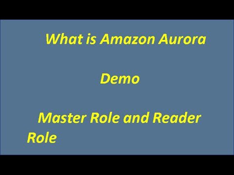 dataloco's tweet image. Introduction Amazon Aurora and its Demo (Relational Database in AWS Cloud) dub.io/s/171151 #aws_training #aws_training_videos