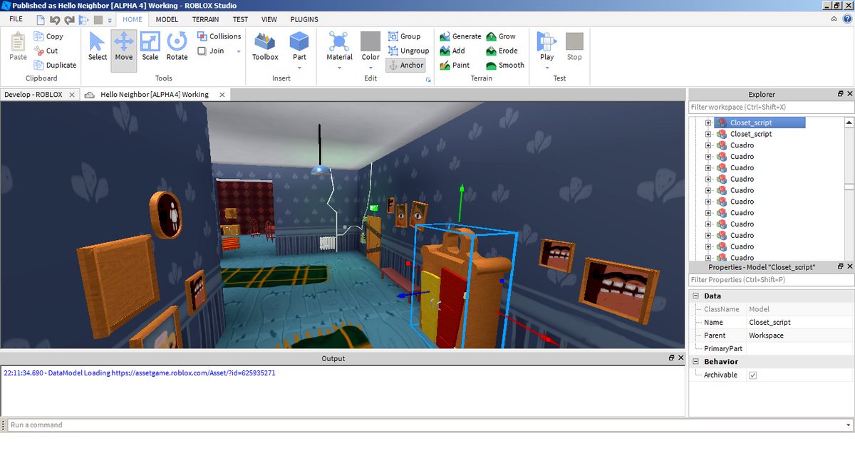 Gab On Twitter Hello Neighbor Alpha 4 In Roblox Eng Working On Alpha 4 Spn Trabajando En La Alpha 4 Game Https T Co Cwjuybfxku Https T Co 5qdnngumpg - roblox how to use primary parts