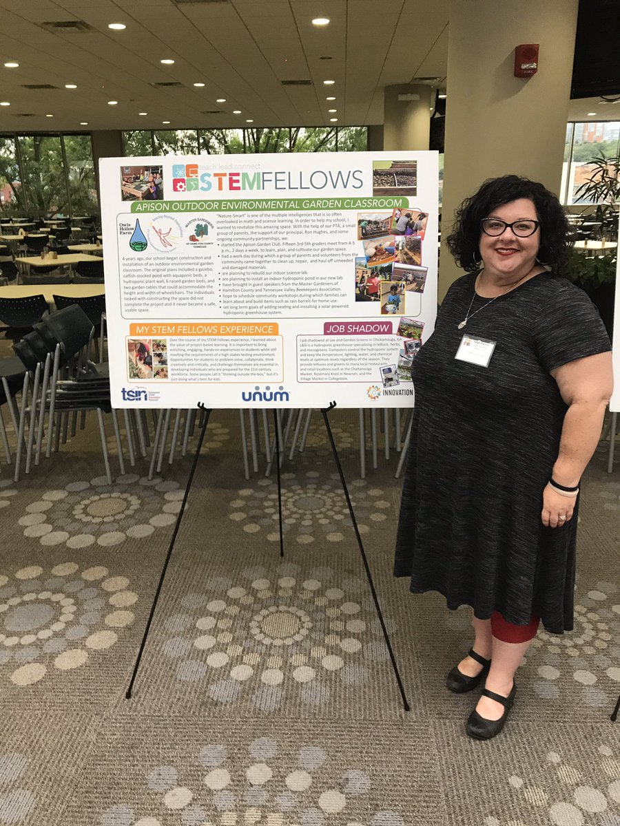 PainterPeople's tweet photo. #STEMFellows was an amazing experience! Can't wait to see what the future brings. #stf5 @setnstem @pefchattanooga #naturesmart #apison https://t.co/yNQH3Velp2