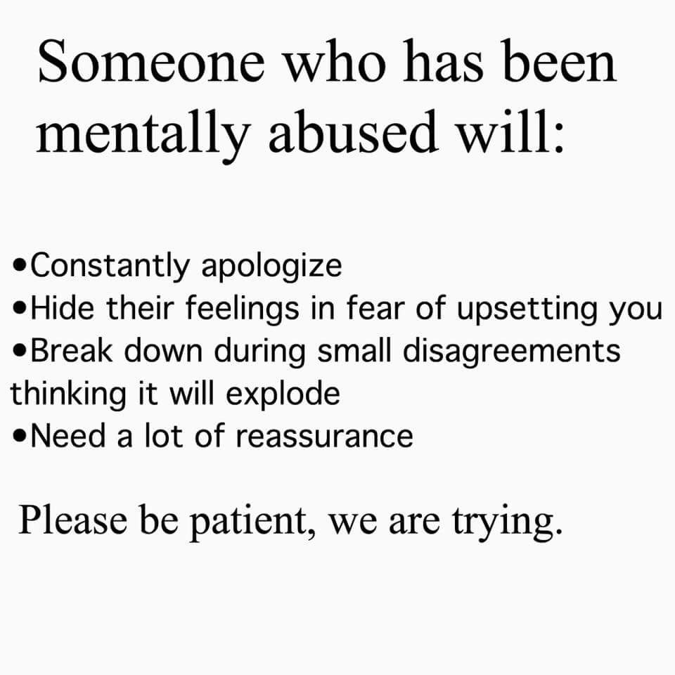 trippywxtch's tweet photo. ⚠️⚠️PSA⚠️⚠️
When you decide to spend your life with someone who's mentally abused please remember this, and more anger only makes it worse. https://t.co/3Qw4TSn3PR