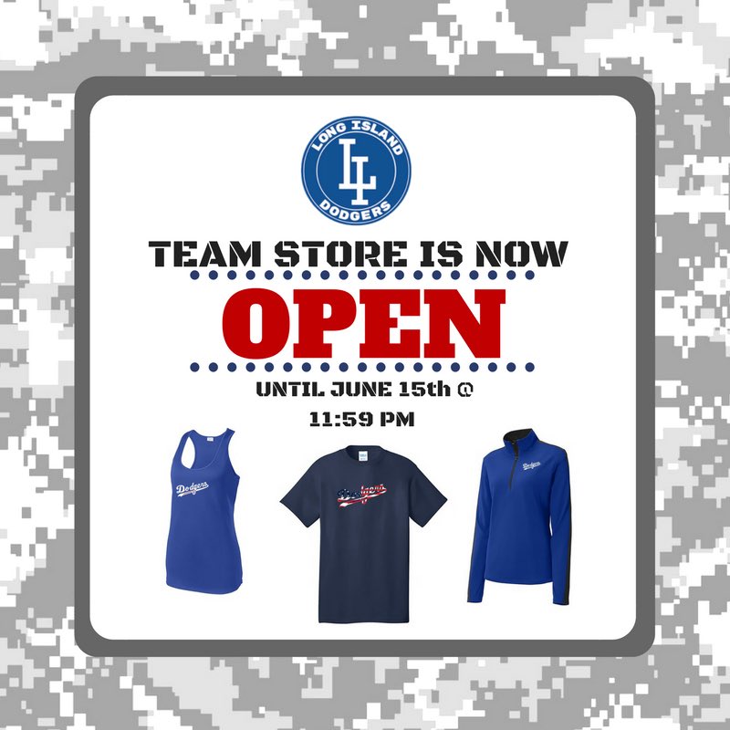 lidodgerslax's tweet photo. The Dodger's team store is back open! Hurry and place your orders before it closes in just two weeks!
https://t.co/SO1SBUg4b4 https://t.co/w3wqHWg9Ee