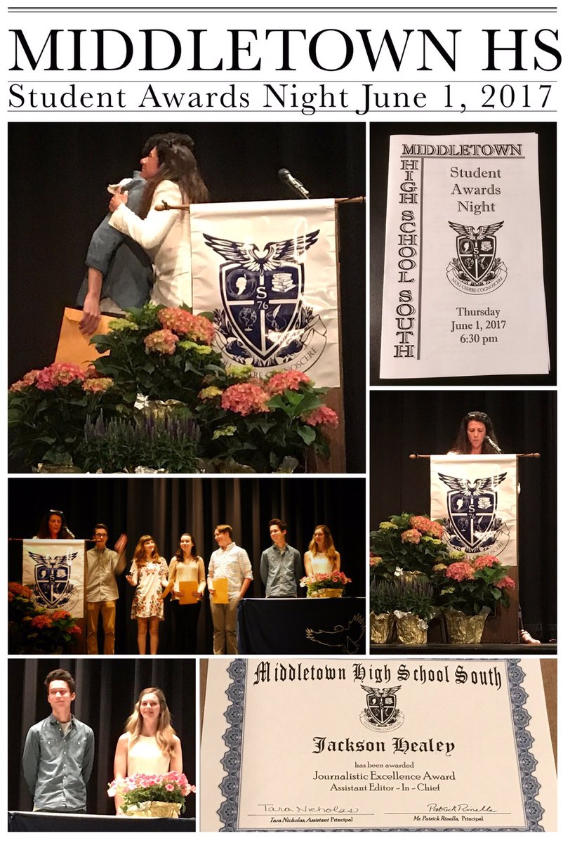 CHealey249's tweet photo. Thank you to Ms. Durdack for presenting Jack with the Journalistic Excellence Award @MHSSEagleEye @mhssprincipal @DrGeorge_MTPS https://t.co/ZoY9snI1ns