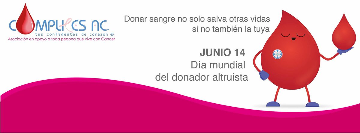 ComplicesAC's tweet photo. Te pedimos ser solidario y compartir en tus redes sociales el mes de los donadores altruistas de sangre @HospitalCivil @CostelOficial https://t.co/wsmzzY5PEU