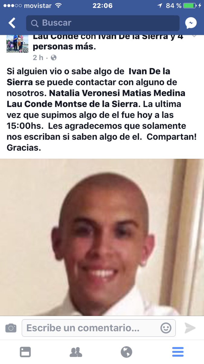 HohbergPablo's tweet photo. Compartan por favor si alguien sabe algo Muchos estamos preocupados https://t.co/hHozTms9rv