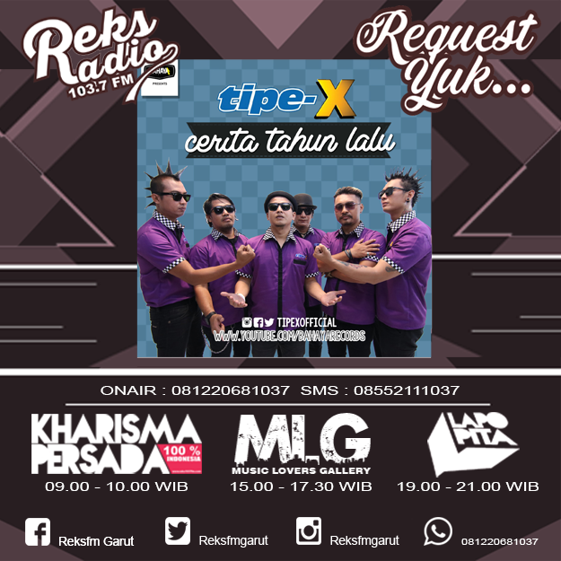 reksfmgarut's tweet photo. #RequestYuk  #KharismaPersada #MLG #Lapopita #PromoRadio #NewSingle https://t.co/wzFlHcuruv