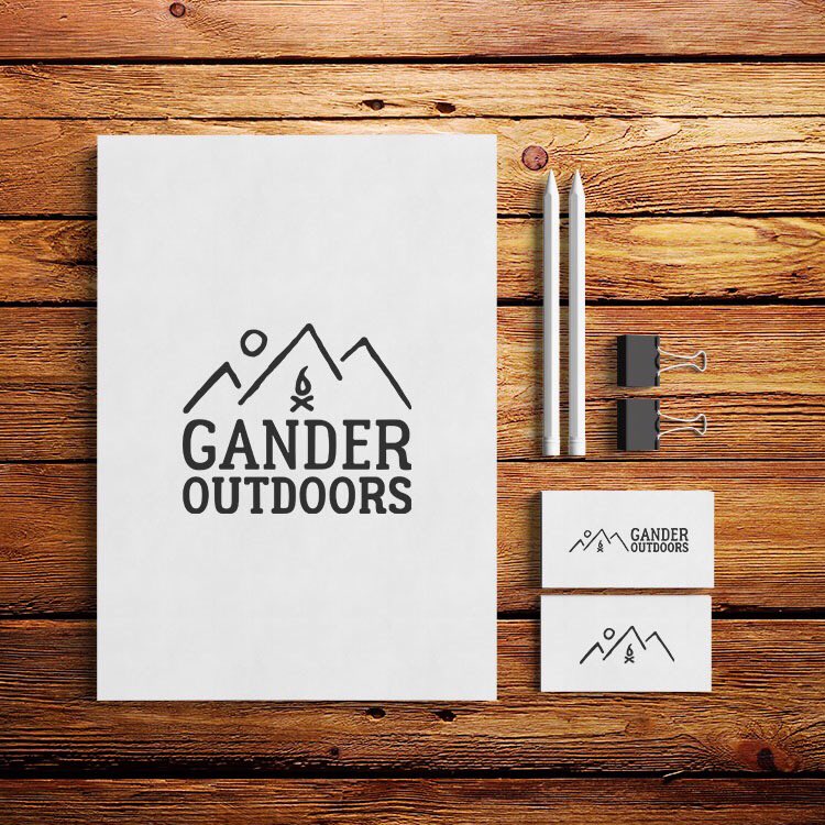 AaronOpy's tweet photo. My simple and new #ganderoutdoors logo @marcuslemonis #authentic #quality #rugged https://t.co/IlzP853UeP