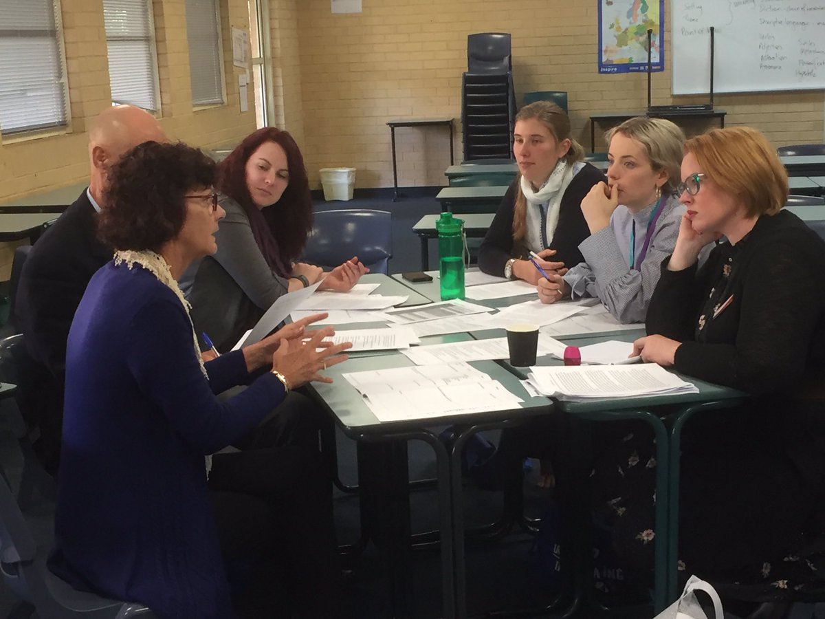 MathildaJoubert's tweet photo. Getting deep into planning General English coursework. Thank you Di Edwards @IndSchoolsWA #BetterEd17 https://t.co/pg9yFfPq3X