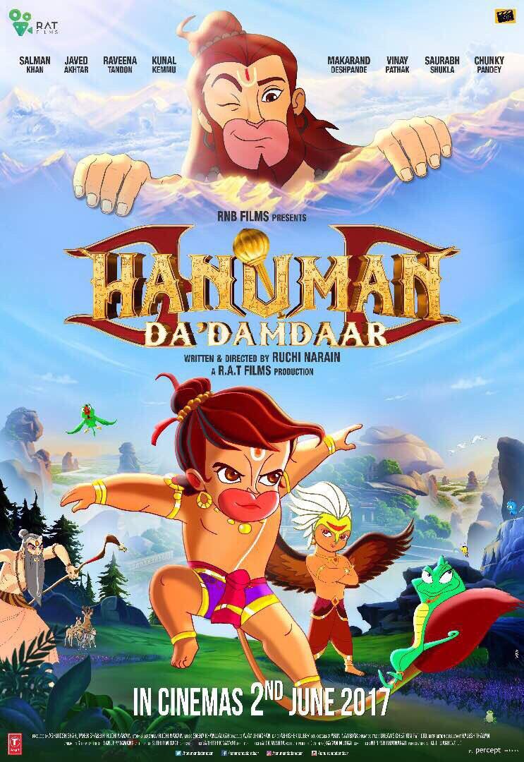 Watch Today @hanuman_damdaar in your nearest theatre @BeingSalmanKhan 's Voice combination !! #hanumandadamdaar #HanumanDaDamdaarDay