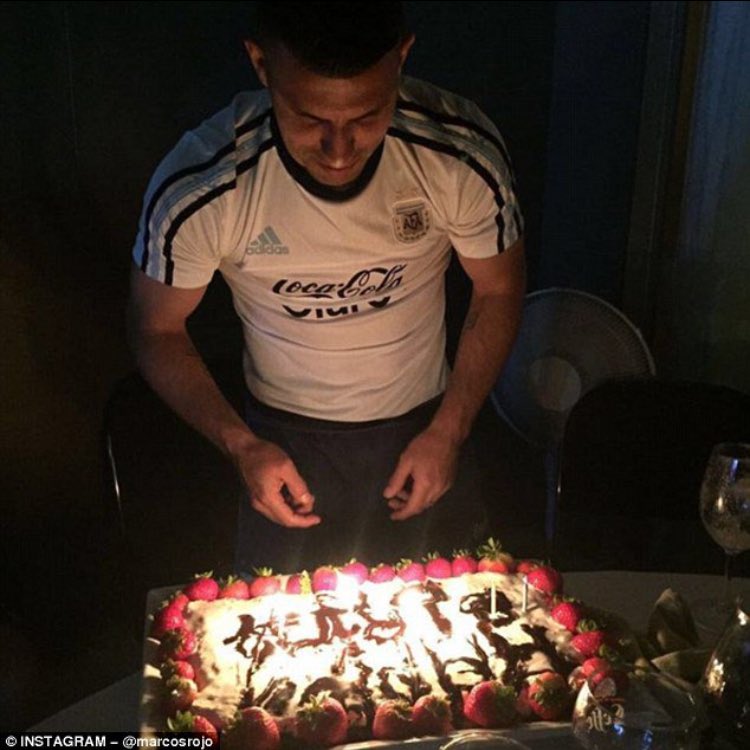                                        29     .. Happy birthday to Sergio Aguero 