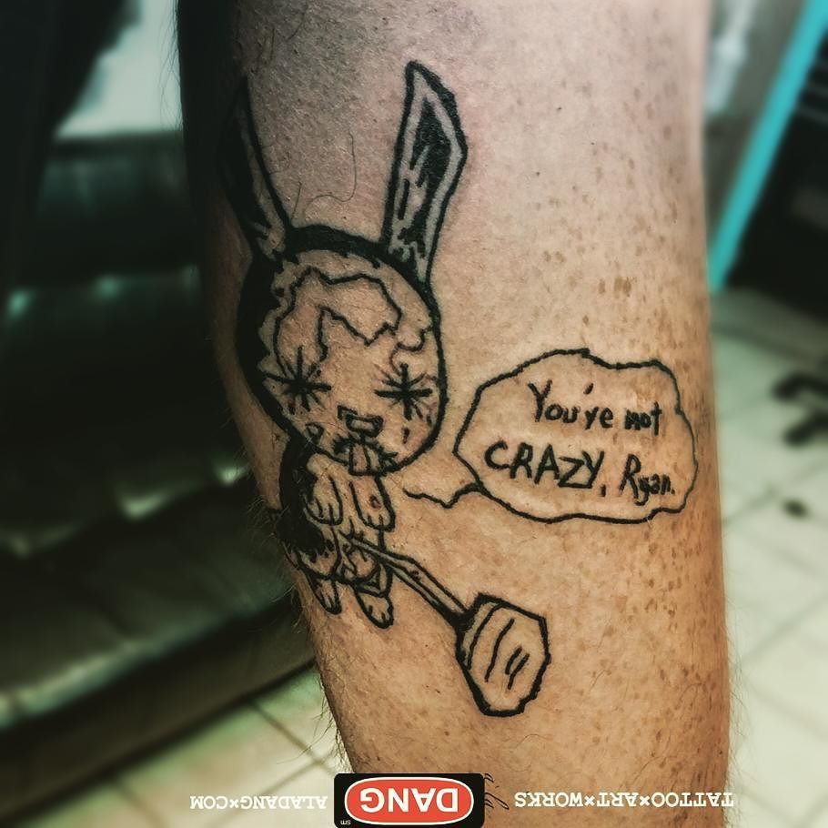 ARTalaDANG's tweet photo. #nailbunny !!! #tattoo #jhonenvasquez #jthm #cartoon #bunny #comicbook #slavelaborgraphics https://t.co/rnkn5P24WE https://t.co/kXTkLJk5ir