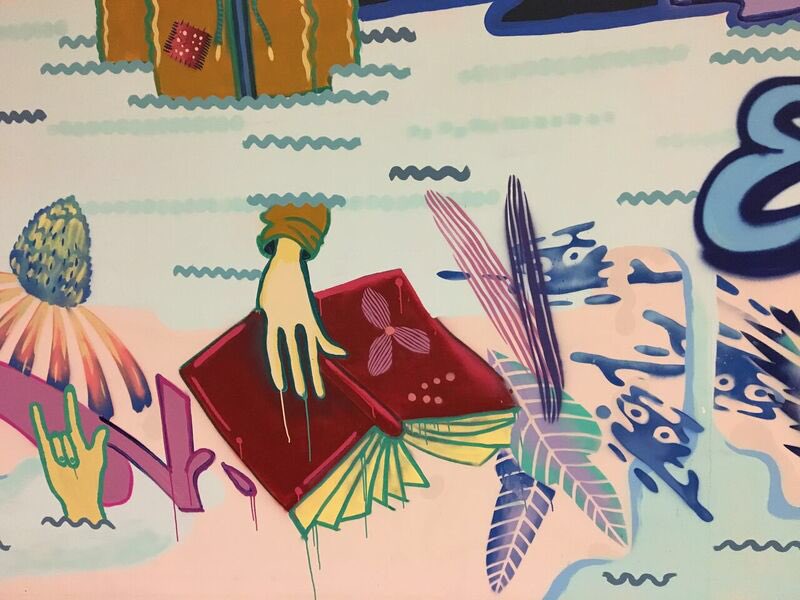 thewalleye's tweet photo. Here's #DieActive's latest: Art in the Corridor @TBayPL County Park Branch, featuring the work of 15+ artists. #streetart #mural #tbay https://t.co/fQ1Xm676u4