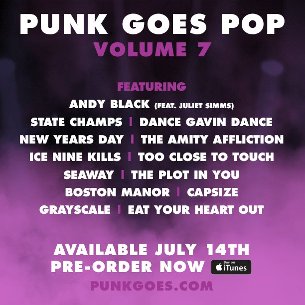 Punk Goes Twitter: "Go 'Punk Goes Pop Vol. 7' on and you'll instantly receive @DGDtheband's cover! 💿: https://t.co/CCBprAuUCH https://t.co/2mpeVvR3rY" / Twitter