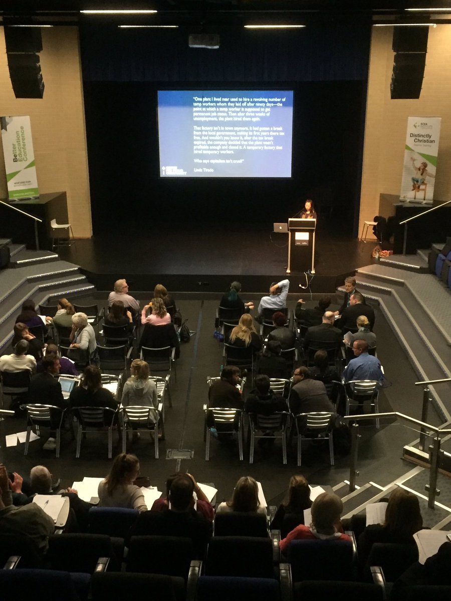 MathildaJoubert's tweet photo. Justine Toh challenging us to think deeply about our entrenched views at Better Education Conference in Perth. @JustineToh #BetterEd17 https://t.co/LHZpauCytN