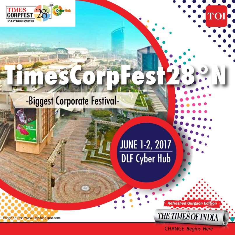 kunalju's tweet photo. Join us for a Travel and Lifestyle Quiz today @ 4pm at #CyberHub, Gurgaon. Prizes worth lakhs to be won. #TimesCorpfest #28North https://t.co/3XgNJEGAXU