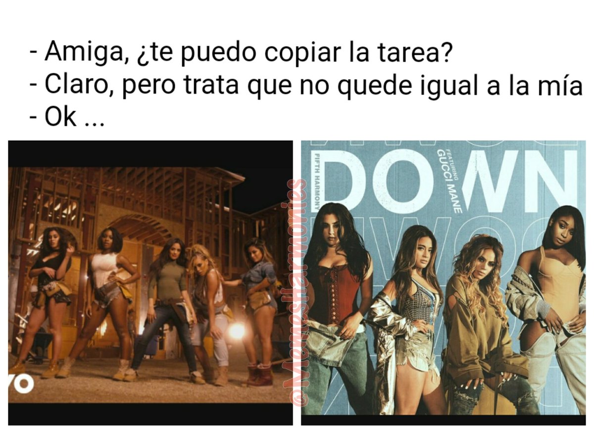 MemesHarmonies's tweet photo. You don't gotta go to down down down 🎶🎶

#Down #DOWNATMIDNIGHT #FifthHarmonyDown #FifthHarmony #5H3 #5HDown https://t.co/lG1kZFZDFS