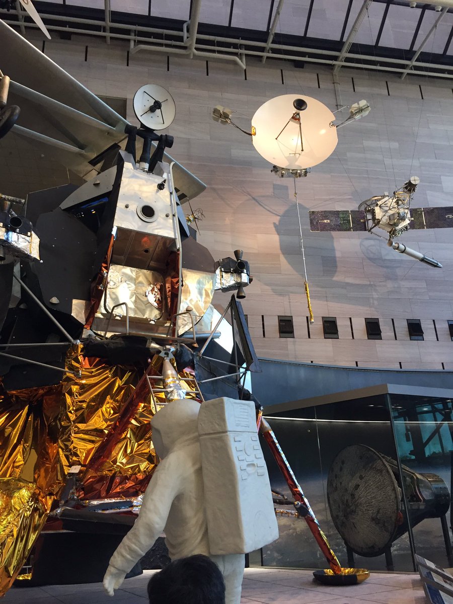 HINeSMnSTEM's tweet photo. Visiting @airandspace Friendship 7 capsule w/friends and model curiosity rover. We did #FlatSally proud! #CFinDC #CFEVS https://t.co/xoi76hSOIR