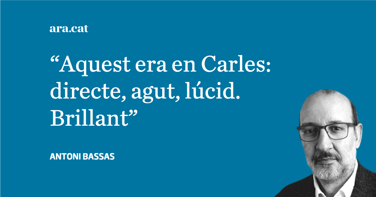 diariARA's tweet photo. 'Un temps per riure i un temps per plorar', l'article d'@antonibassas en la mort de Carles Capdevila https://t.co/qe4FKAprm5 https://t.co/1sIfY9Dl3x