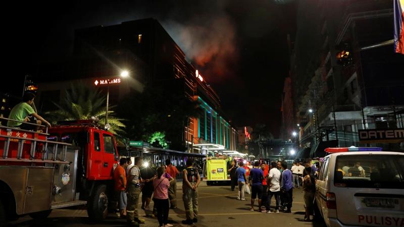 AJENews's tweet photo. Manila
- Gunman burst into casino
- 30+ killed
- Attacker set self on fire, died
- Police chief: He looked Caucasian
https://t.co/rgWWSWfpqU https://t.co/6pf32vkP7X