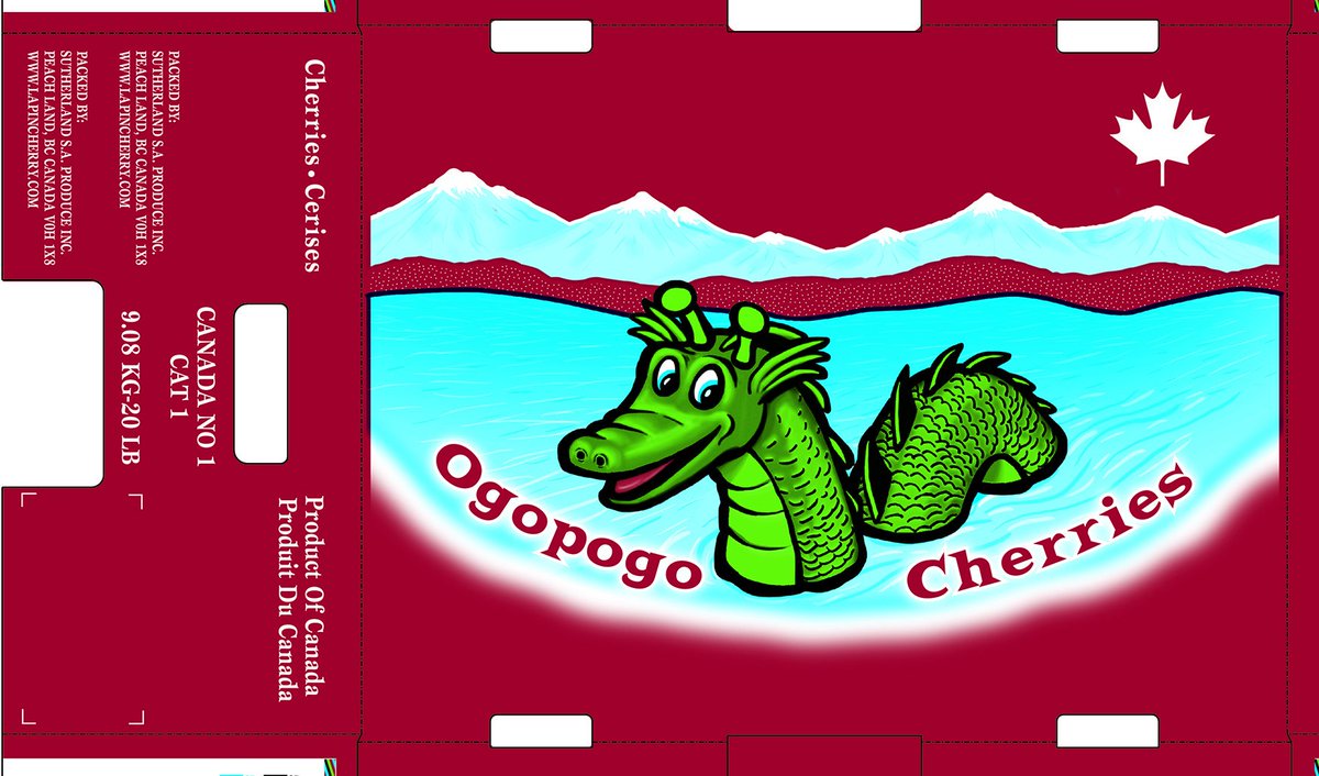 We updated our OGOPOGO Cherry Box for BC Cherries Pouch Bags 8 x 1KG / 2.2LBS
cherries.global
#ogopogo #okanagan #cherries #canada
