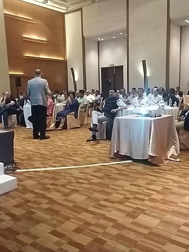 Team_Keeda's tweet photo. Dr. Arvind Chinchure addressing on the embedding innovation in academia in @SEAPune 's #futureofinnovation event at @westinpune #keeda https://t.co/xca8kErfIC