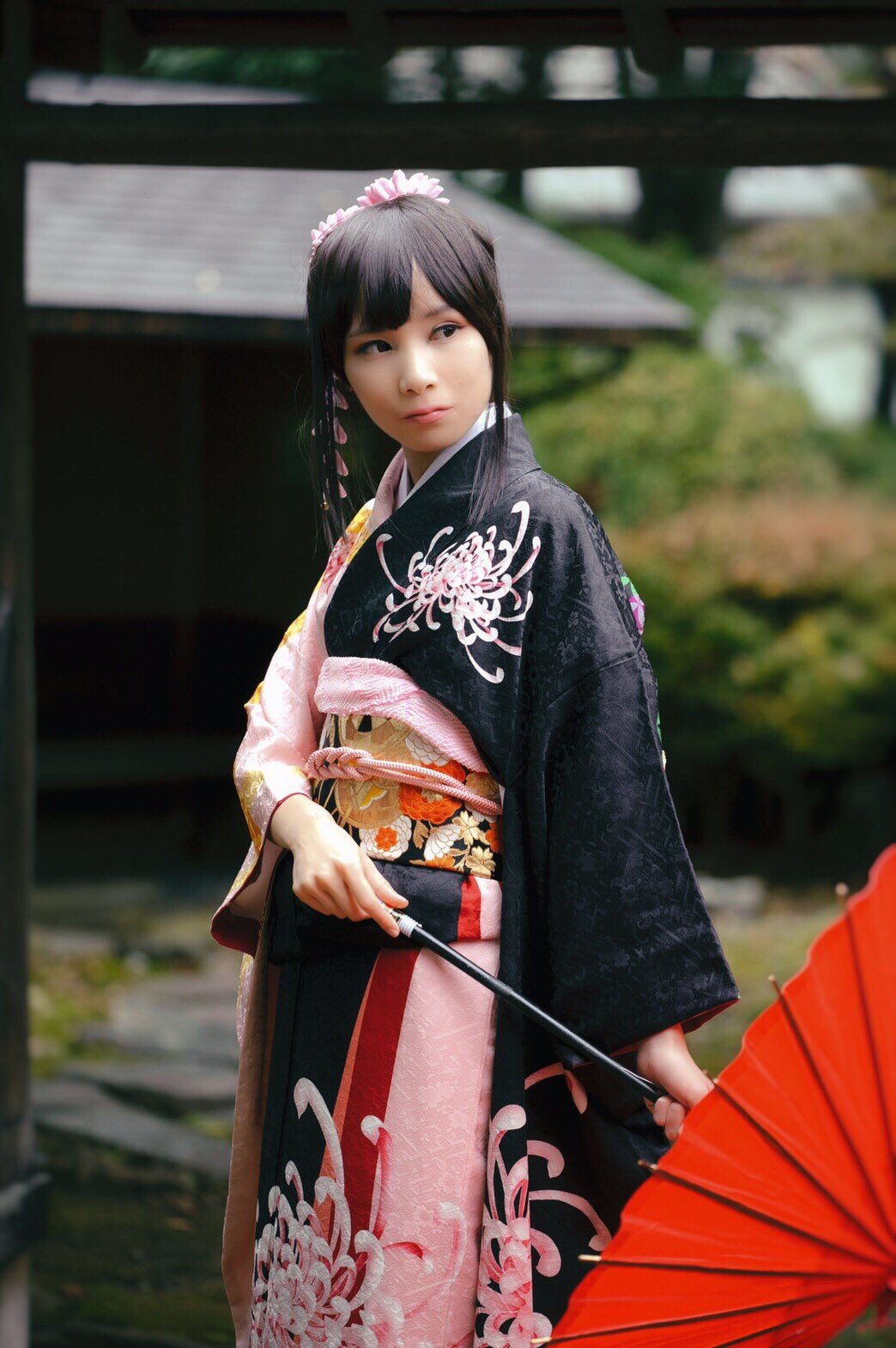 オーダーメイド】FGO 両儀式 空の境界 着物 第三降臨 コスプレ