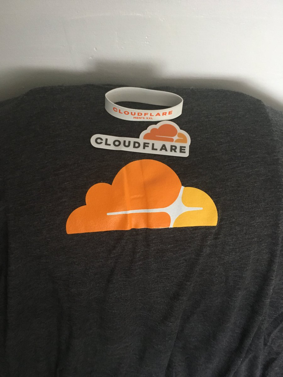 Mallegros_web's tweet photo. Got an awesome package through the mail from @Cloudflare  Cloudflare . Thank you CloudFlare for the awesome service and gifts. #CloudFlare https://t.co/eGgScZeKL6