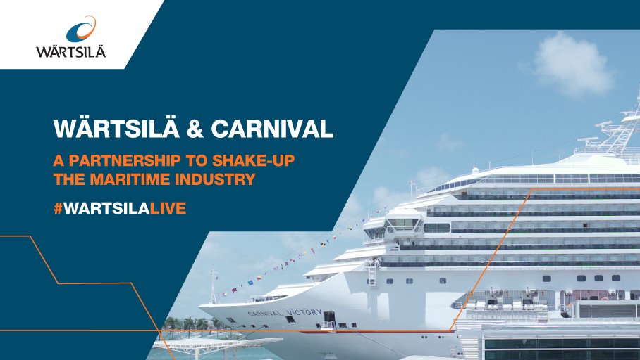 wartsilacorp's tweet photo. Learn more about @CarnivalPLC &amp; @wartsilacorp’s big partnership - Don’t miss our live talk on 9 June, 10:00 CEST on Facebook! #WartsilaLive https://t.co/vK6x5a0SSk