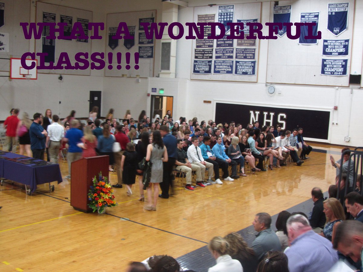 This NHS class of 2017 is the best class that i have ever seen <a href="/NortonSchools/">Norton Public Schools</a> <a href="/RPStevens1176/">Robert Stevens</a> <a href="/meglafayette/">Megan Lafayette</a> <a href="/giuliano_lisa/">Lisa Giuliano</a>