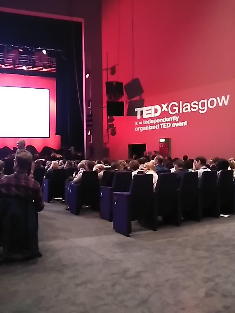 At #TEDxGla2017 with @CreativeMindsEA Loved Lee Craigie's talk! #inspiring #glasgow #lead #follow #TEDtalks