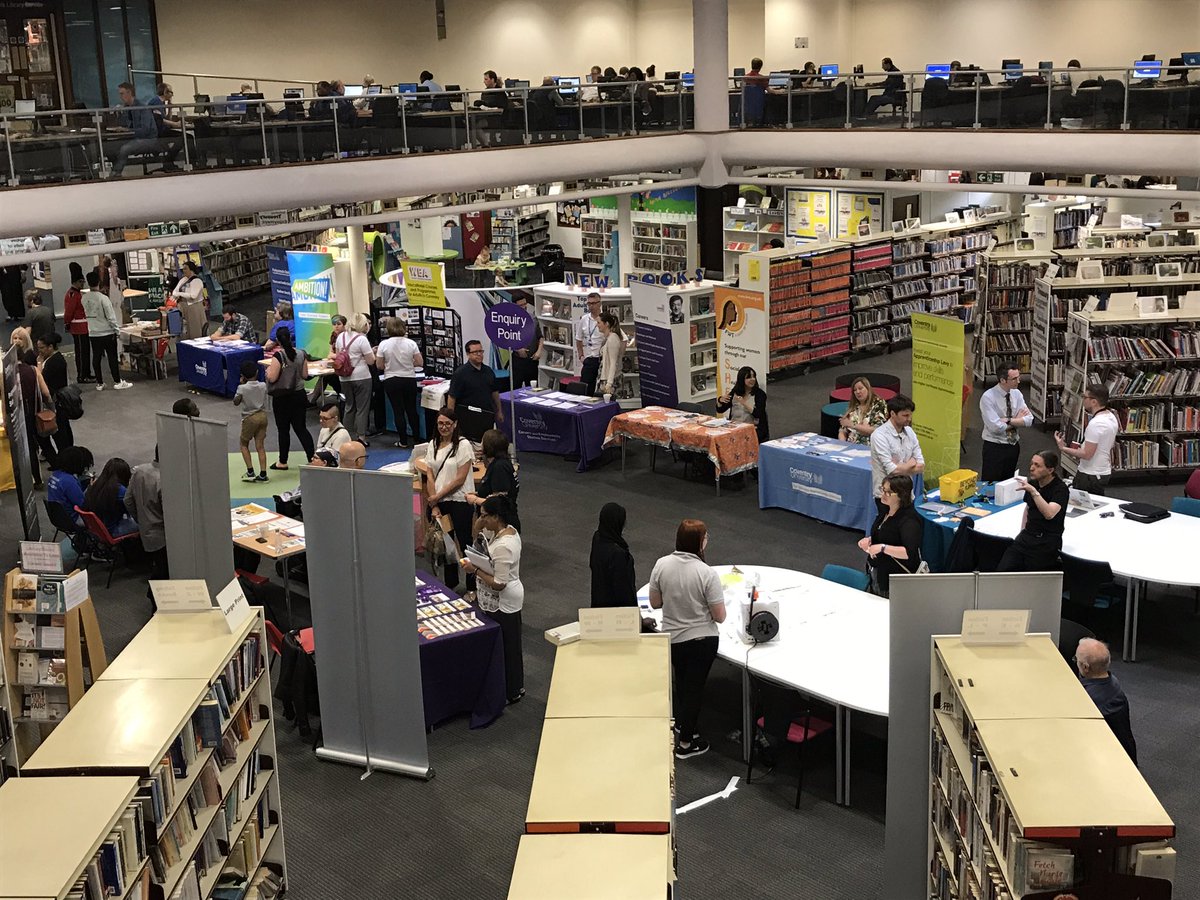 weacoventry's tweet photo. Many opportunities waiting for you @covlibraries #lovetolearn @CovCityCentre @WEAWM https://t.co/KFFHvPV2Cy