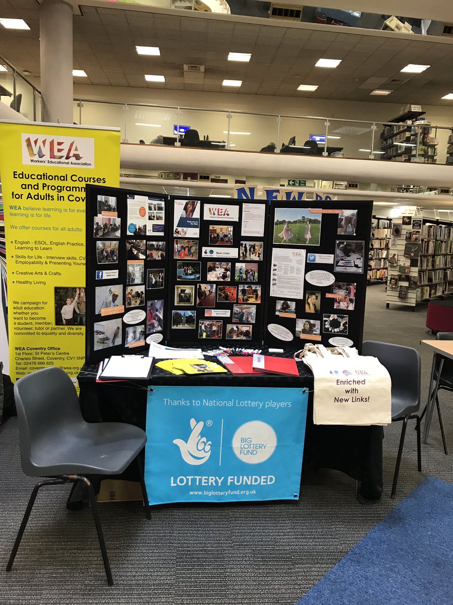 weacoventry's tweet photo. Many opportunities waiting for you @covlibraries #lovetolearn @CovCityCentre @WEAWM https://t.co/KFFHvPV2Cy