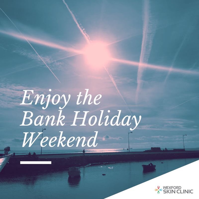 WxSkinClinic's tweet photo. Hope you have lots planned! 😃🙌🏻
#wexford #bankholidayweekend https://t.co/IpN3ophFVs