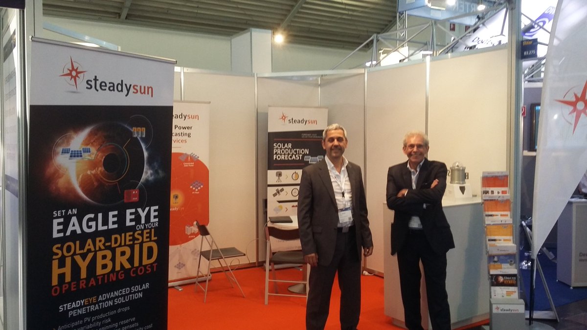 Steadysun's tweet photo. #Steadysun is at #Intersolar2017!
Our commercial team is waiting at Hall B3 Booth 275 just for you!! https://t.co/yLmXWhQV5E