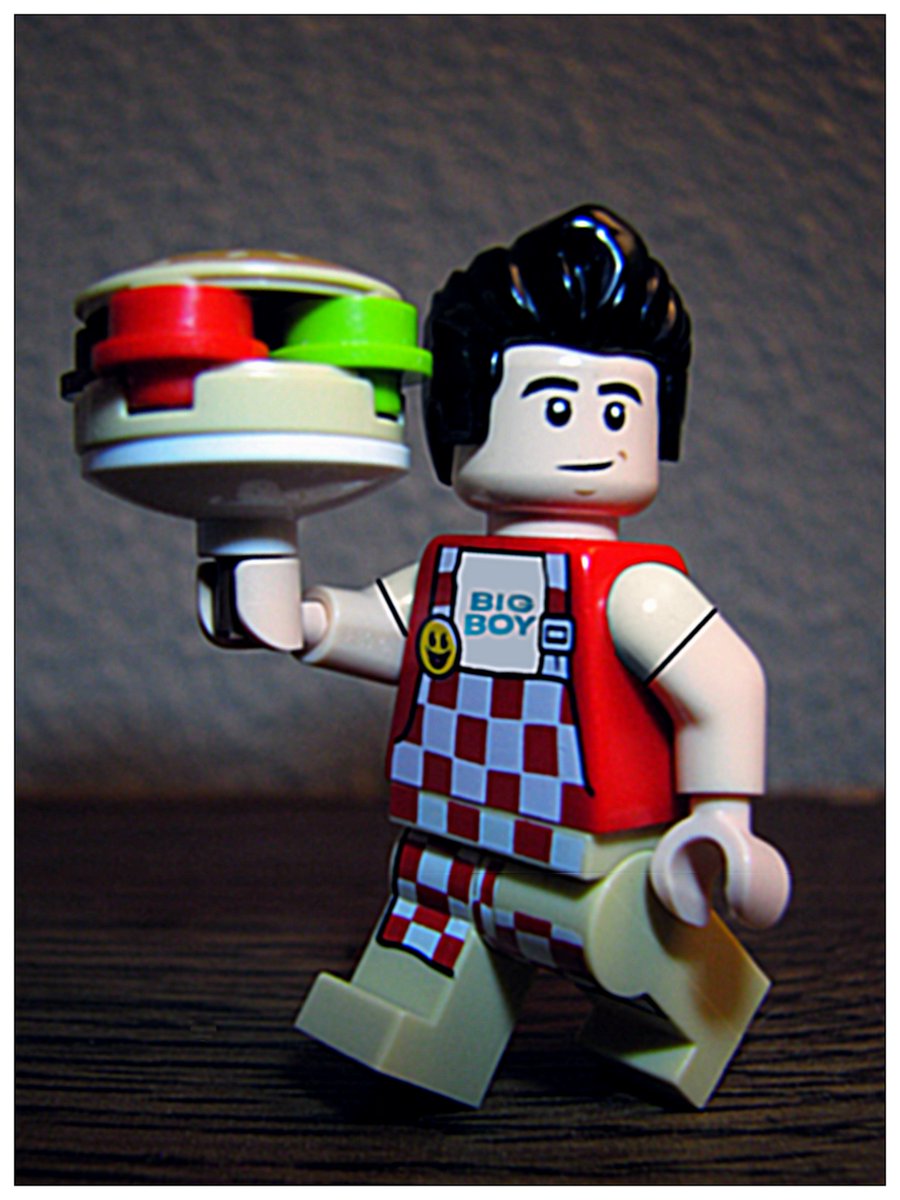 KlyphRa's tweet photo. Bob's Big Boy
@bobsbigboy1 #bobsbigboy @Lego_News1 @legoarte @miniadventure_ #iconicfood #hamburger #foodie @bobsvintagelego #minifigures https://t.co/kxmwCCddNg