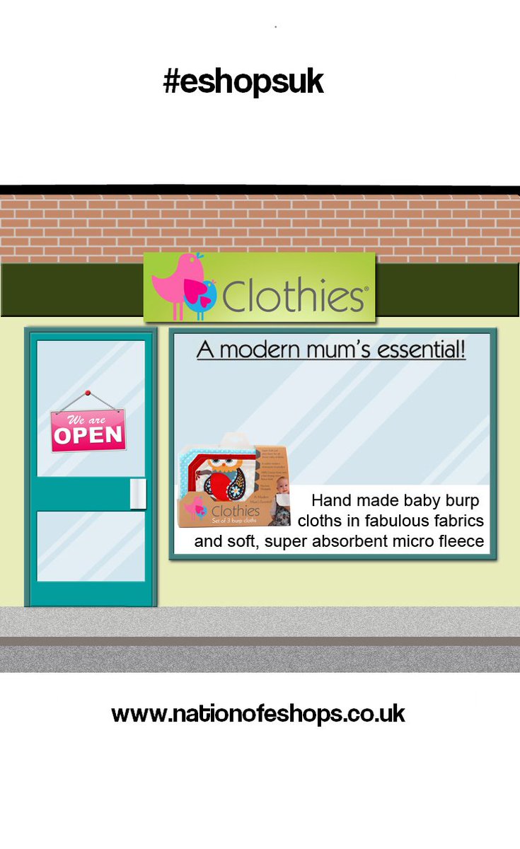 Shop Online 2017 #Handmade #fabric #baby #burp #cloths <a href="/ClothiesSarah/">Sarah - Clothies</a> on <a href="/Nationofeshops/">nationofeshopkeepers</a> New HighStreet #eshopsuk nationofeshops.co.uk/onlinehighst/c…