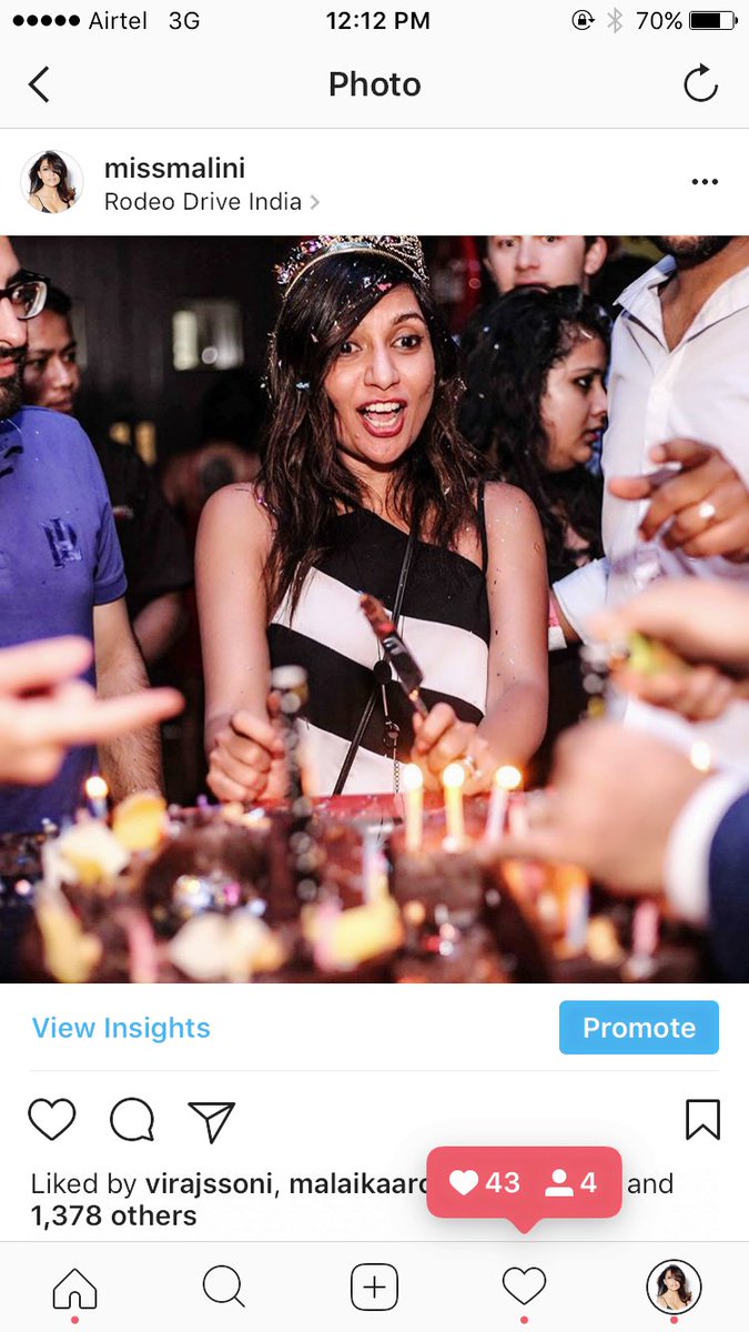 MissMalini tweet media